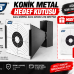 Konik Metal Hedef Kutusu