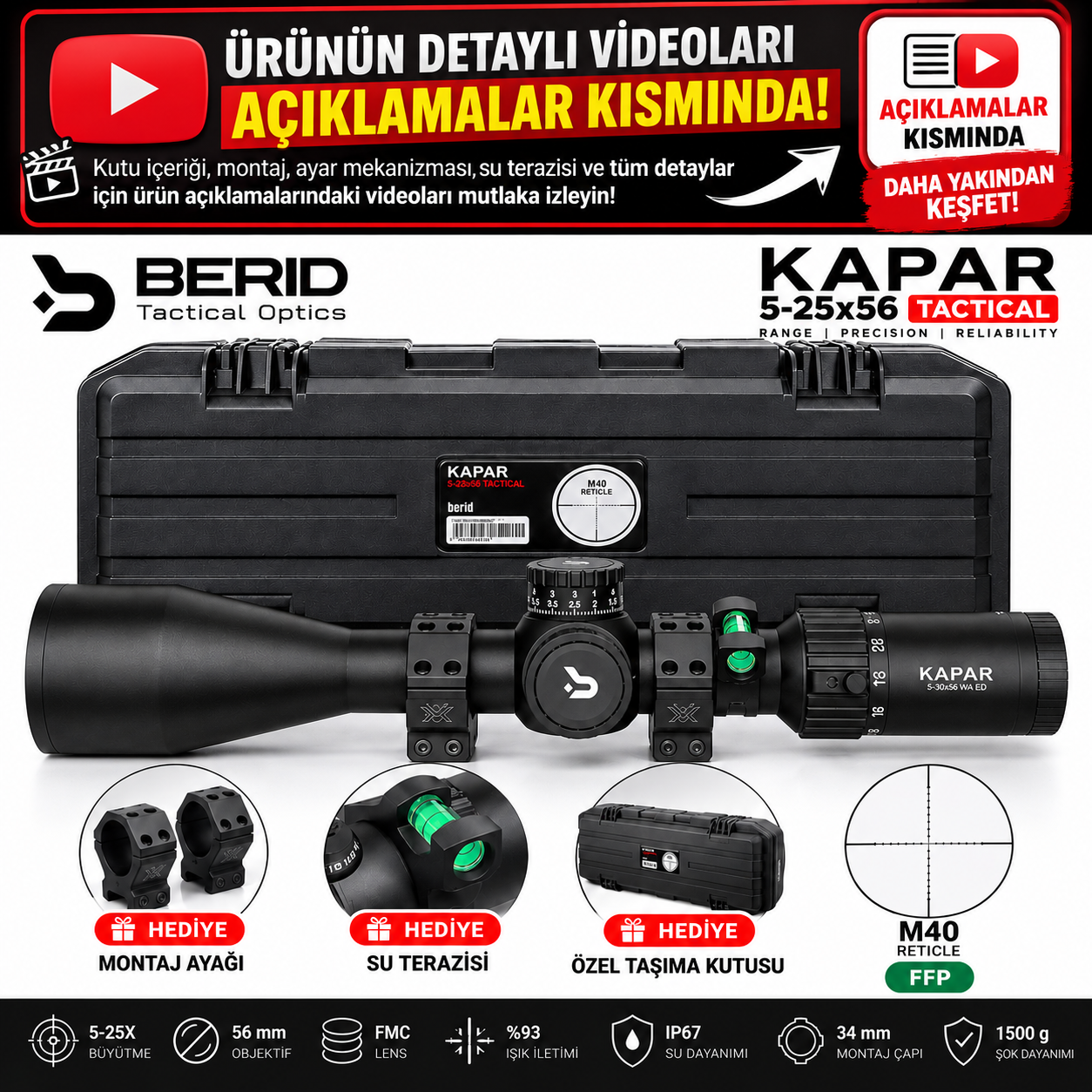 Berid Kapar 5-25x56 Berid Kapar 5-25x56