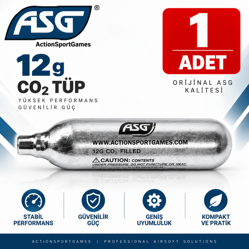 ASG 12g CO2 tüp