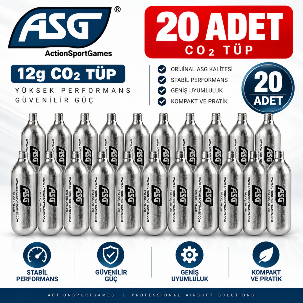 ASG 12g CO2 tüp