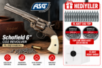 Asg Schofield 6 İnç Fil Dişi Kabza Toplu Havalı Tabanca