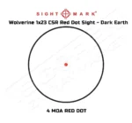 Sightmark Wolverine 1x23 CSR Red Dot Nişangah - Görsel 7